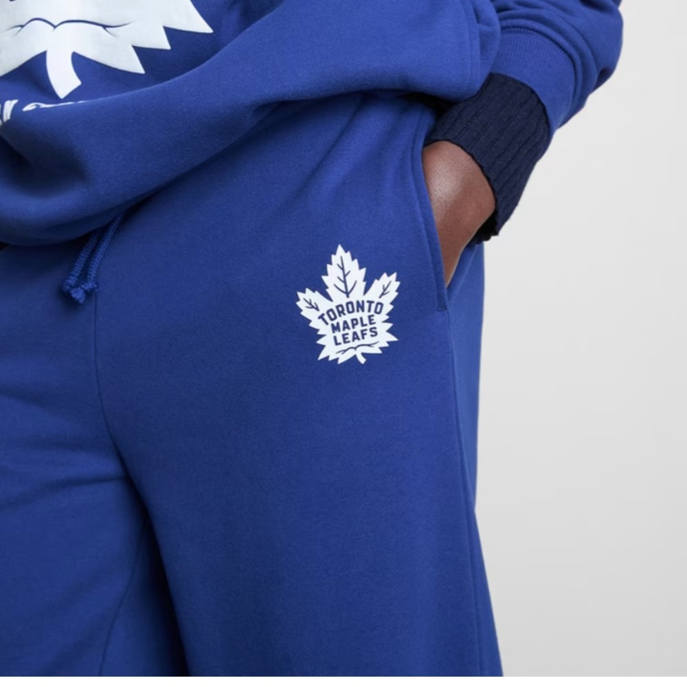 NHL Toronto Maple Leafs Royal Blue Sweatpants with White Logo